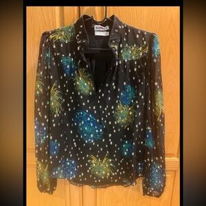 Hartley Westwood A.L.C. Multicolor Silk Blouse Size 4